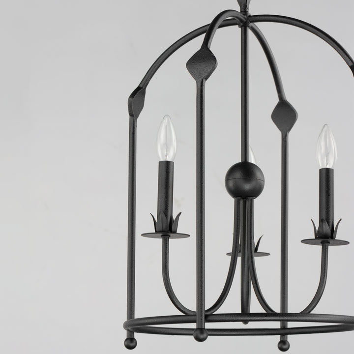 Paloma 3-Light Foyer Pendant Anthracite alternate view