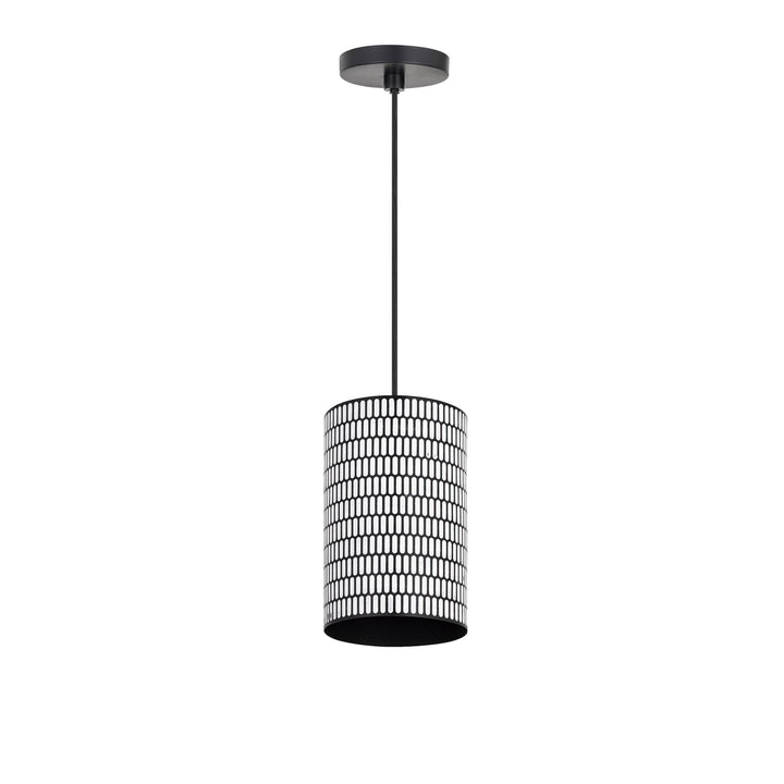 Shaka 1-Light Mini Pendant Black / White
