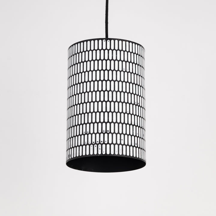 Shaka 1-Light Mini Pendant Black / White alternate view