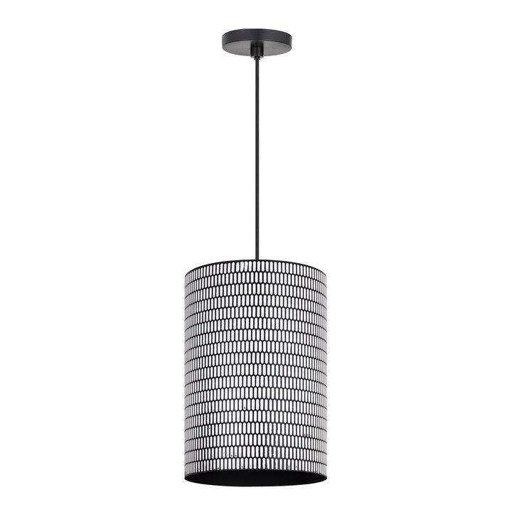 Shaka 1-Light Pendant Black / White
