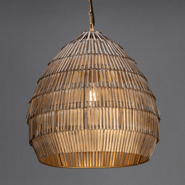 Gilda Large Pendant Antique Brass alternate view