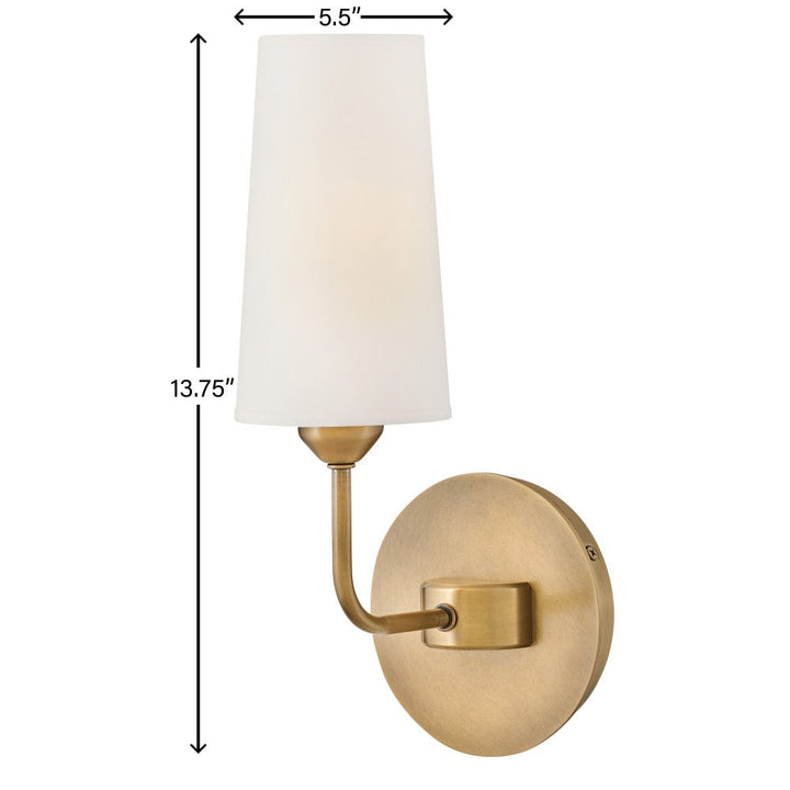 Lewis Medium Single Light Sconce
