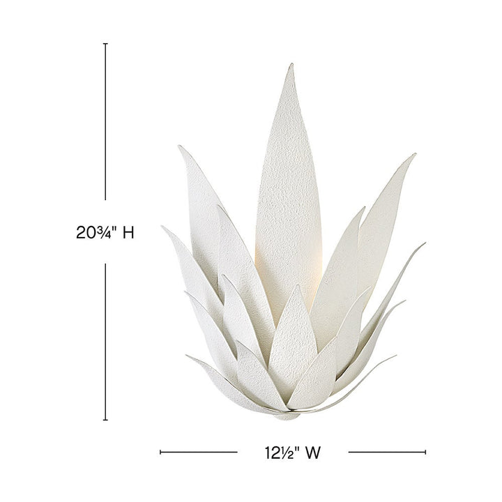 Agave Large Two Light Sconce