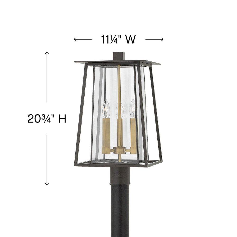 Walker Medium Post Mount Lantern