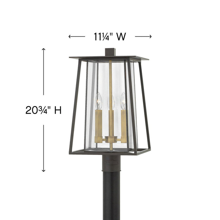 Walker Medium Post Mount Lantern