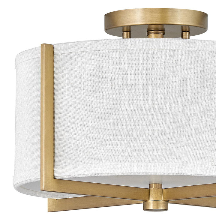 Axis Off White Semi-Flush Mount