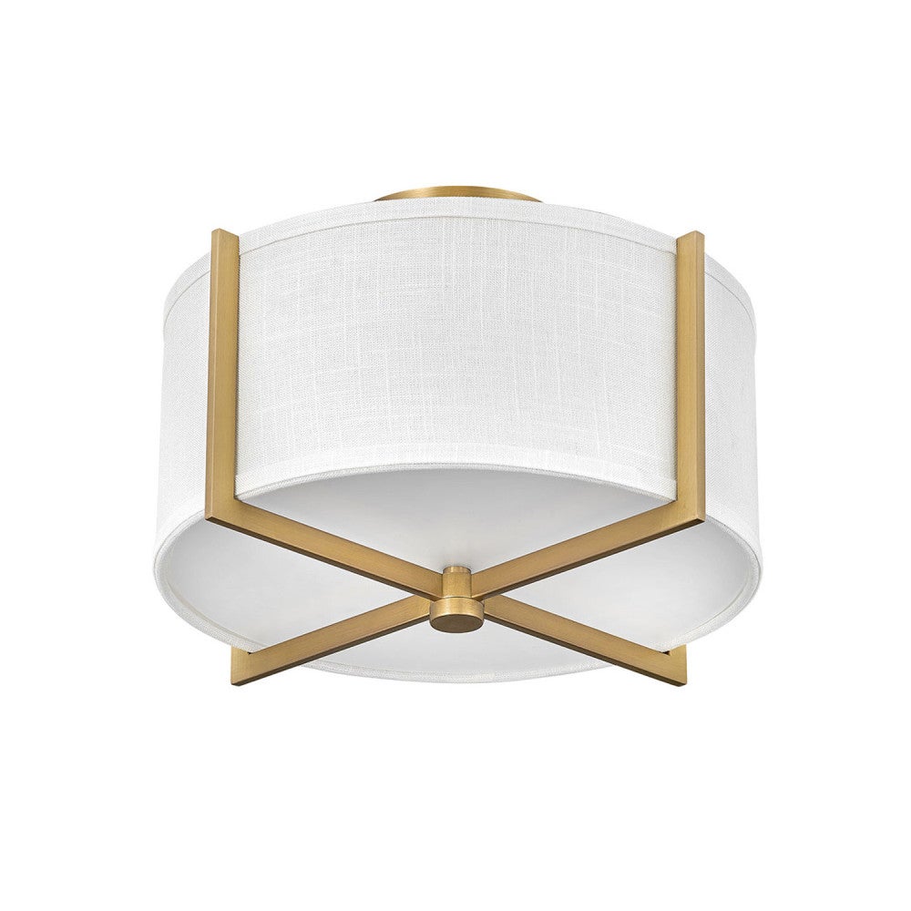Axis Off White Semi-Flush Mount
