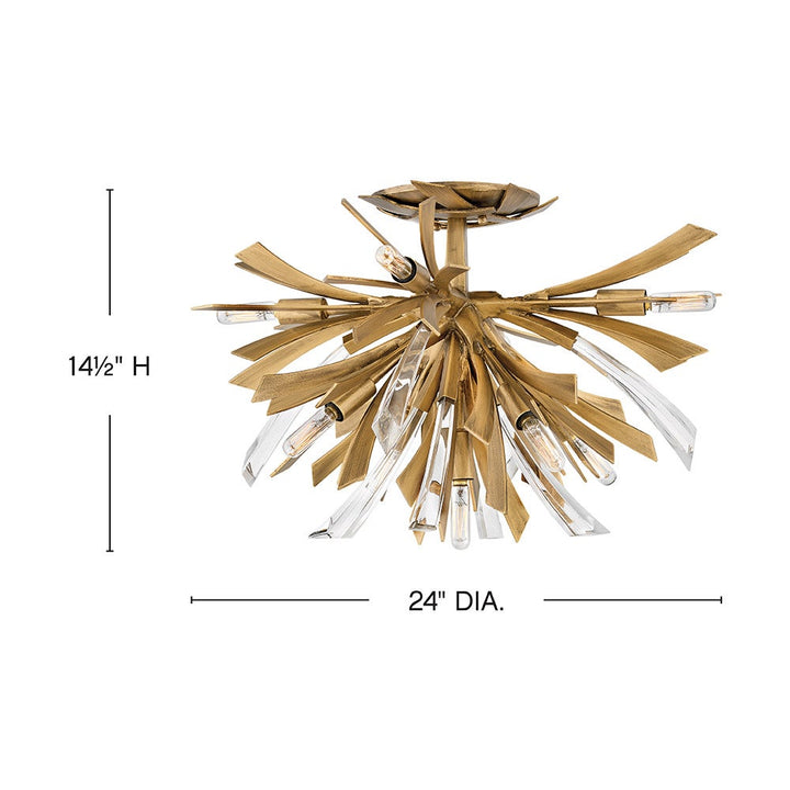 Vida Large Semi-Flush Mount