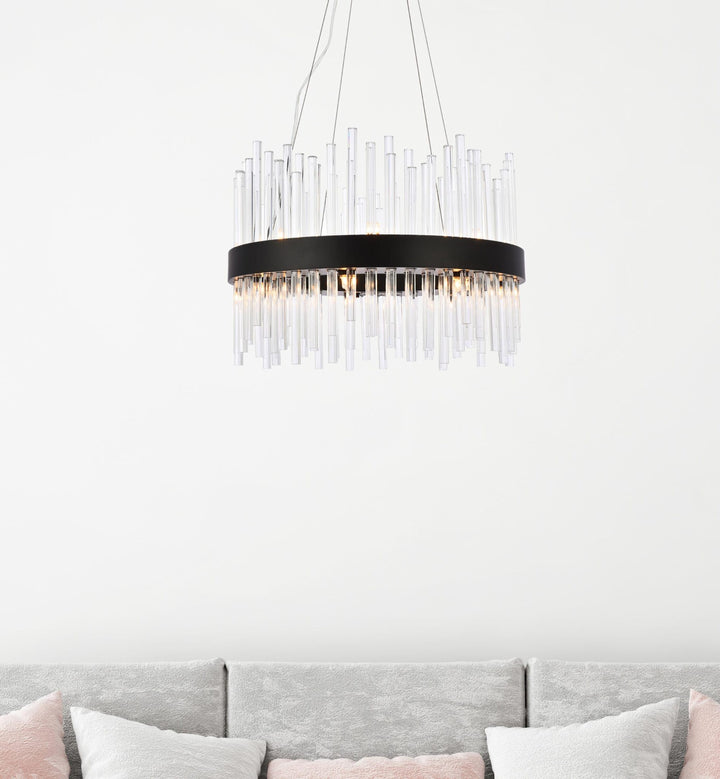 Dallas Crystal Pendant by Elegant - view 2