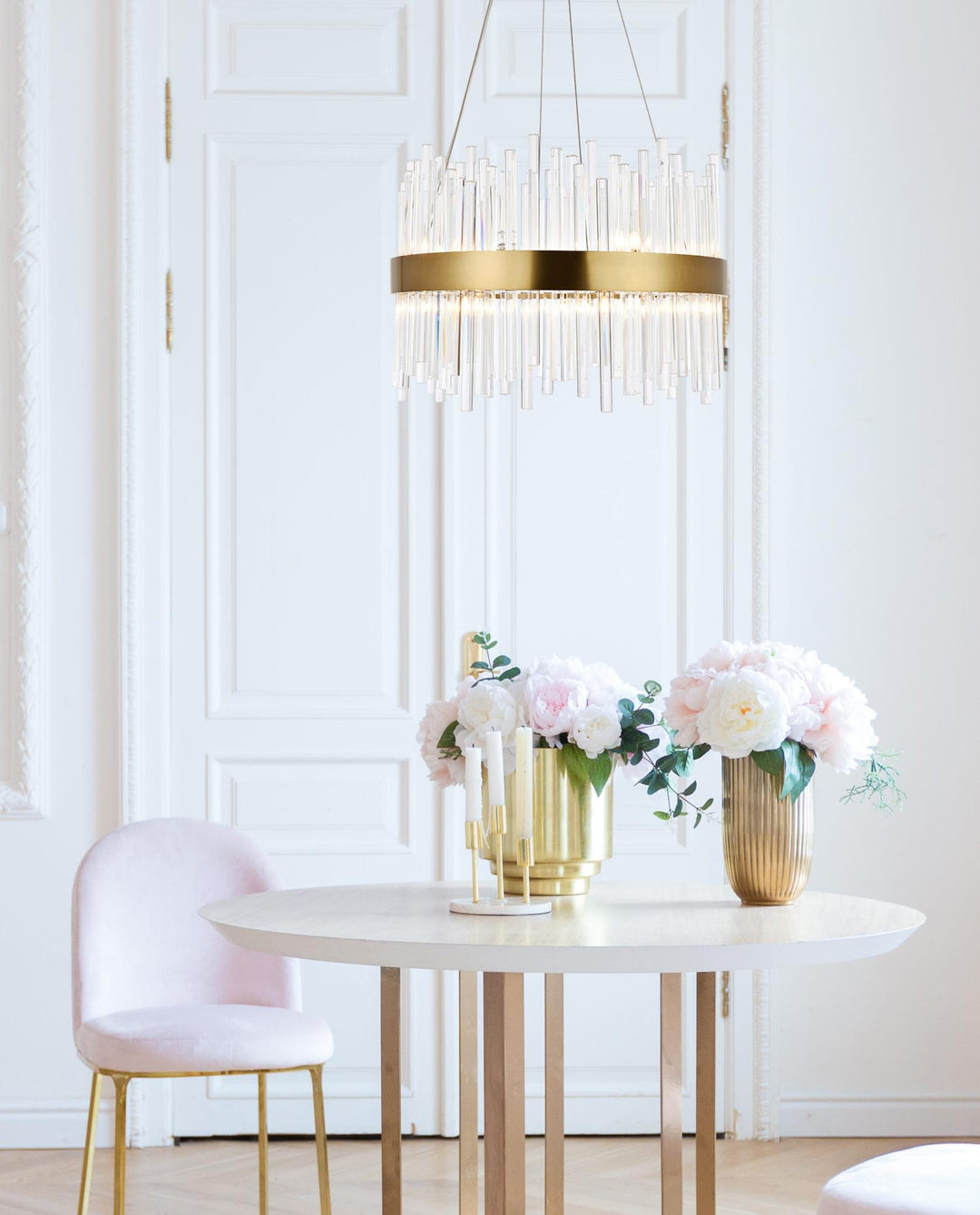 Dallas Crystal Chandelier by Elegant - view 3