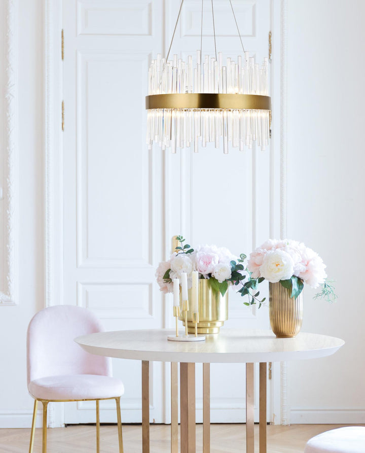 Dallas Crystal Chandelier by Elegant - view 3
