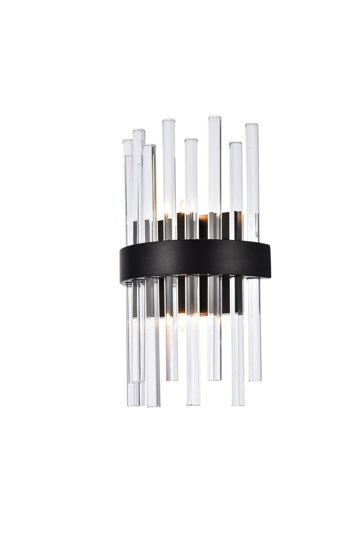 Dallas Crystal Vanity Light by Elegant - view 11