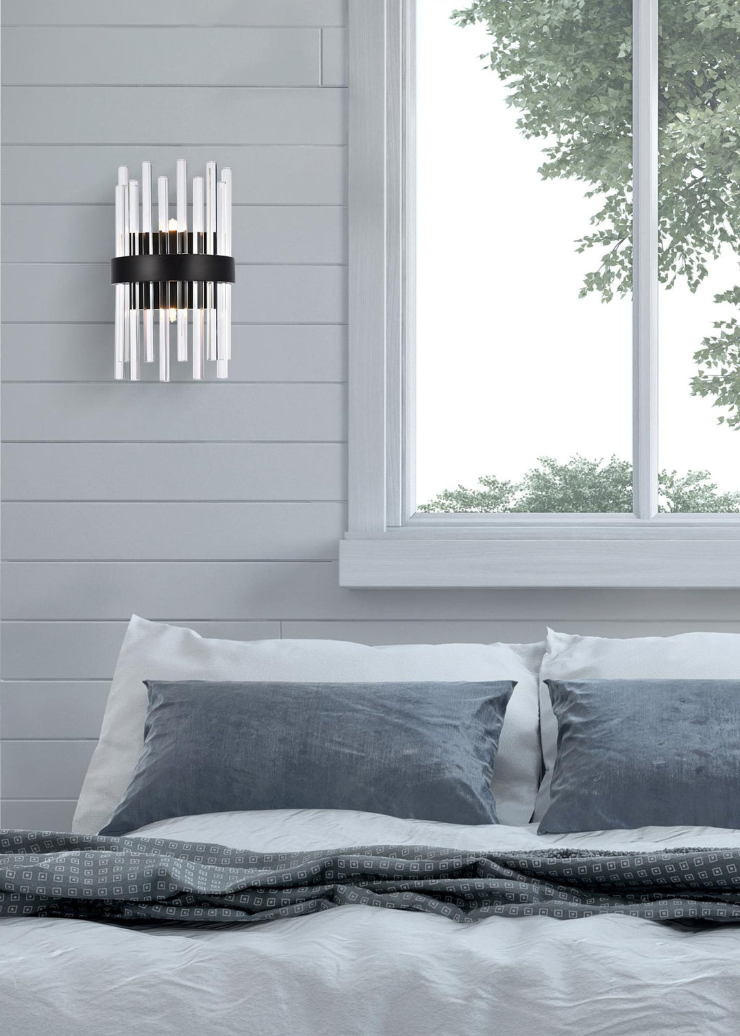 Dallas Crystal Vanity Light by Elegant - view 16