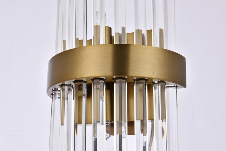 Dallas Crystal Vanity Light by Elegant - view 4