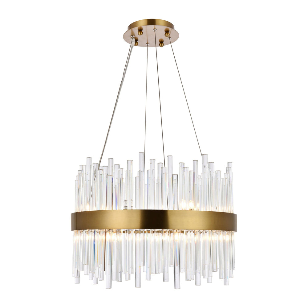 Dallas Crystal Chandelier in Gold by Elegant