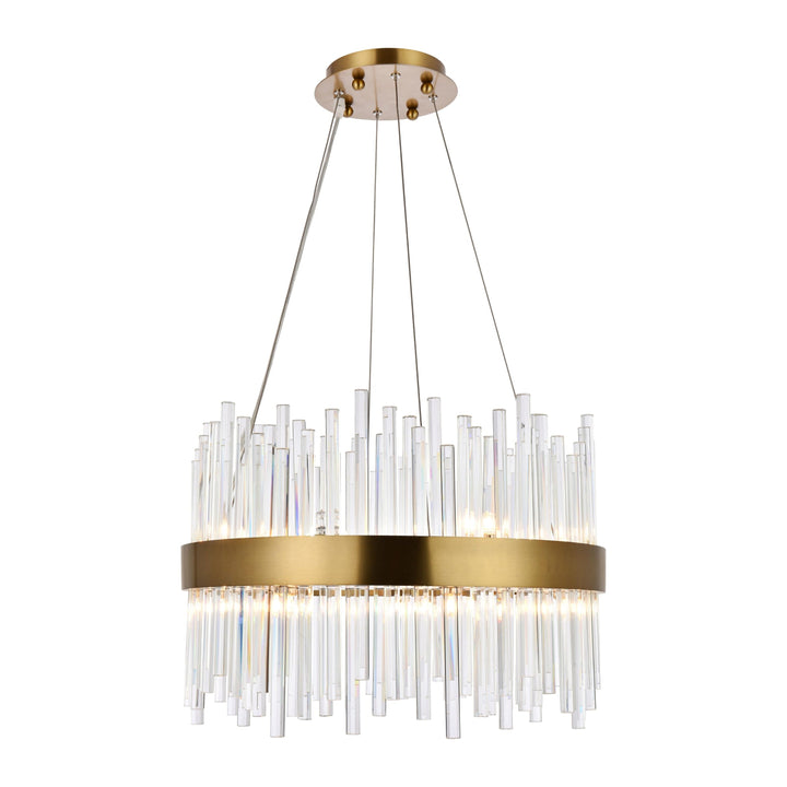 Dallas Crystal Chandelier in Gold by Elegant