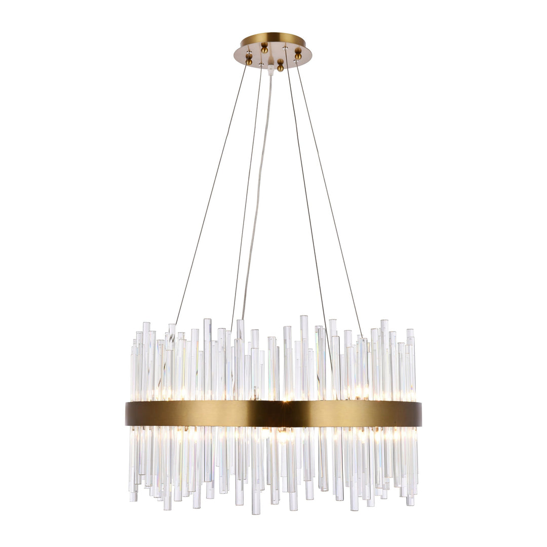 Dallas Crystal Chandelier in Gold by Elegant