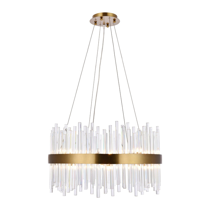 Dallas Crystal Chandelier in Gold by Elegant