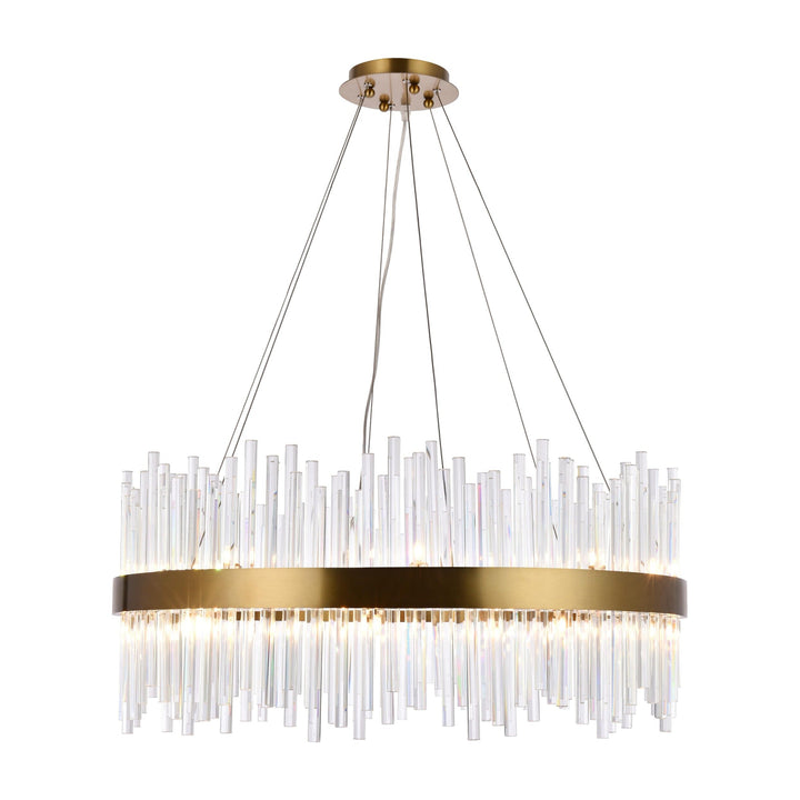 Dallas Crystal Chandelier in Gold by Elegant
