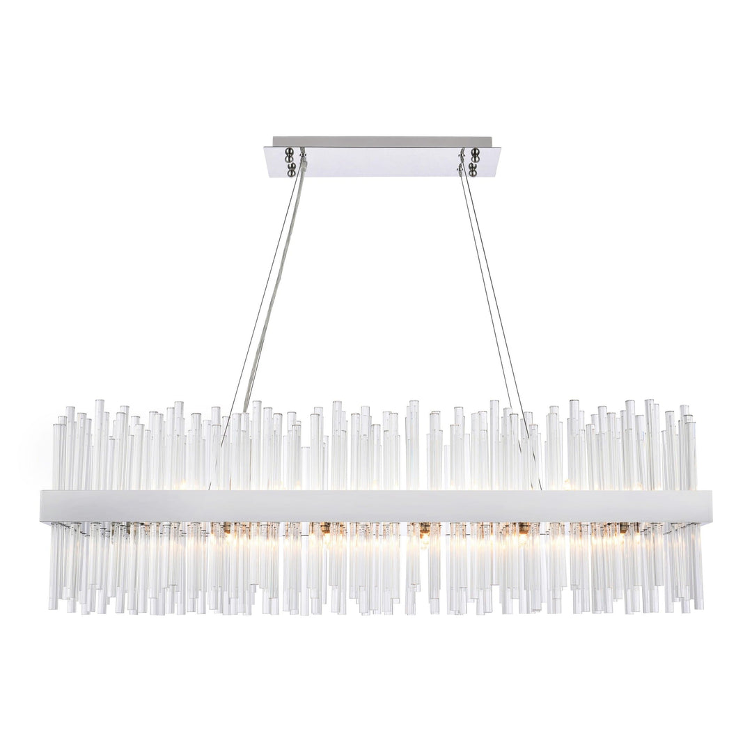 Dallas Crystal Chandelier in Chrome by Elegant