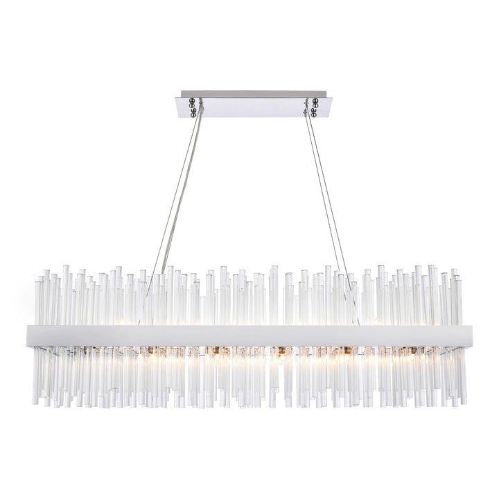 Dallas Crystal Chandelier in Chrome by Elegant