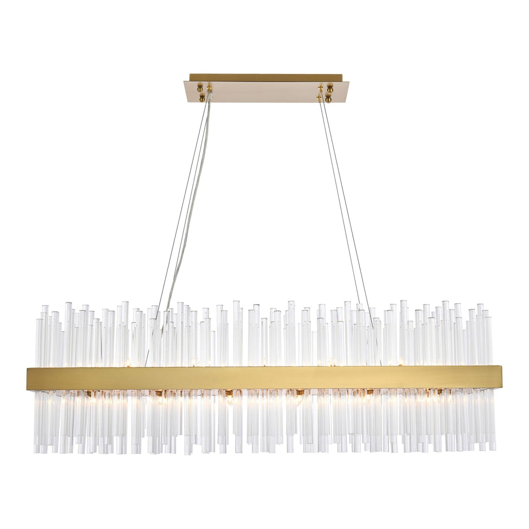 Dallas Crystal Chandelier in Satin Gold by Elegant