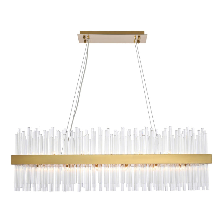 Dallas Crystal Chandelier in Satin Gold by Elegant