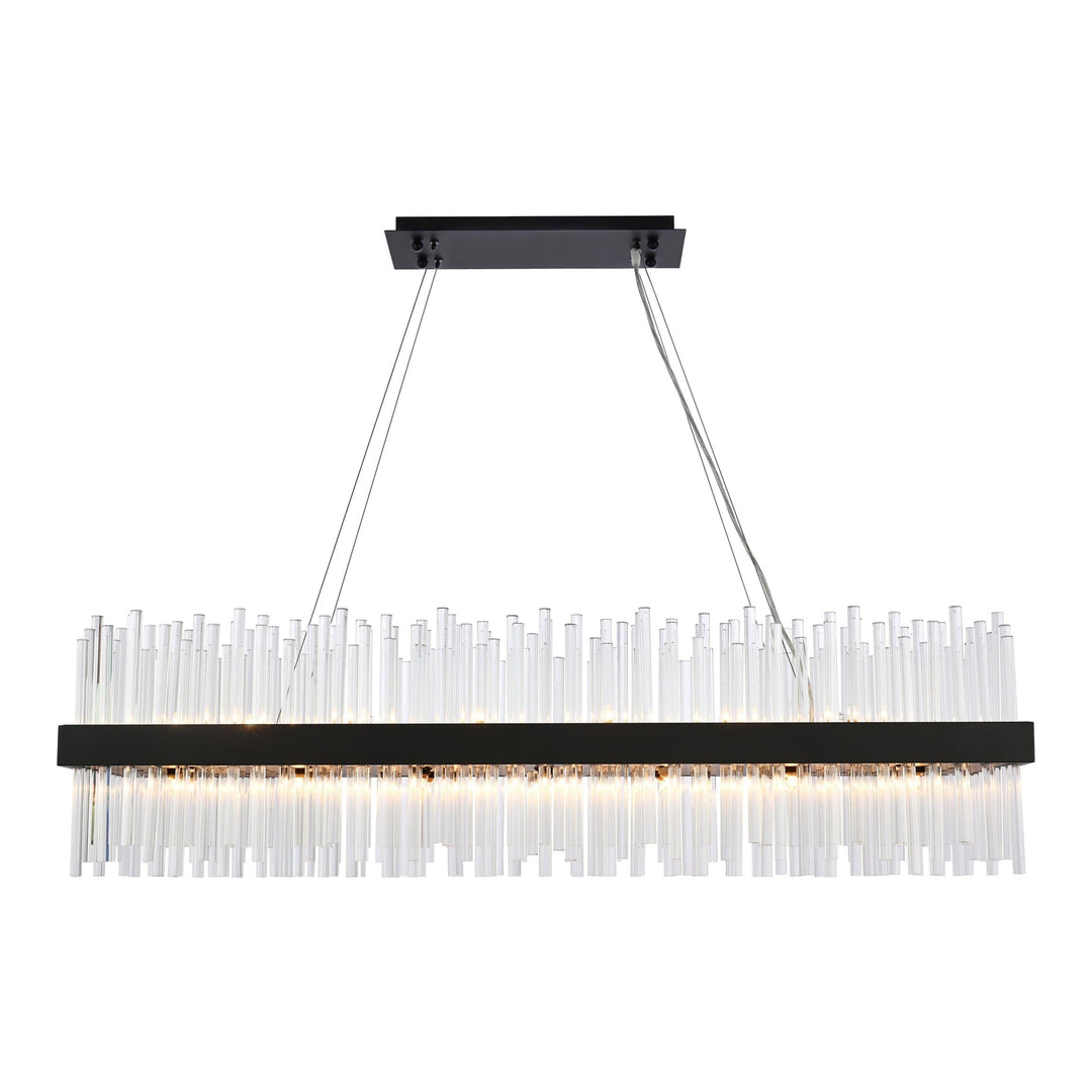 Dallas Crystal Chandelier in Black by Elegant