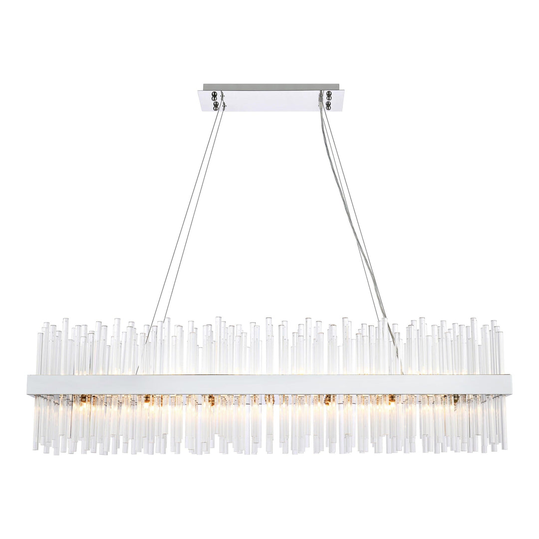 Dallas Crystal Chandelier in Chrome by Elegant