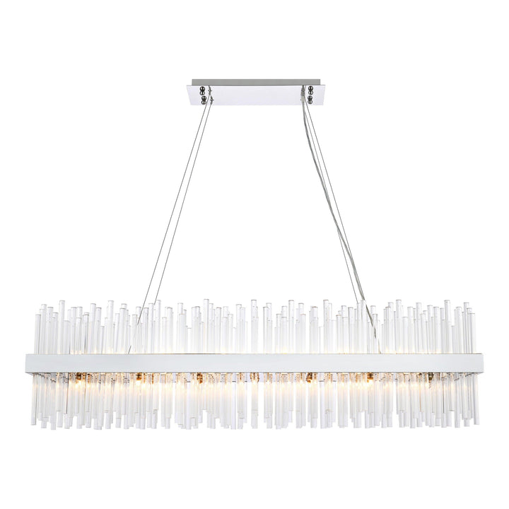 Dallas Crystal Chandelier in Chrome by Elegant