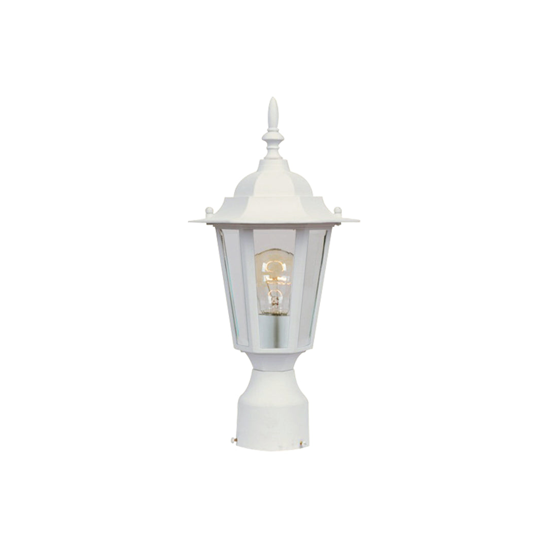 Builder Cast Outdoor Pole/Post Lantern White