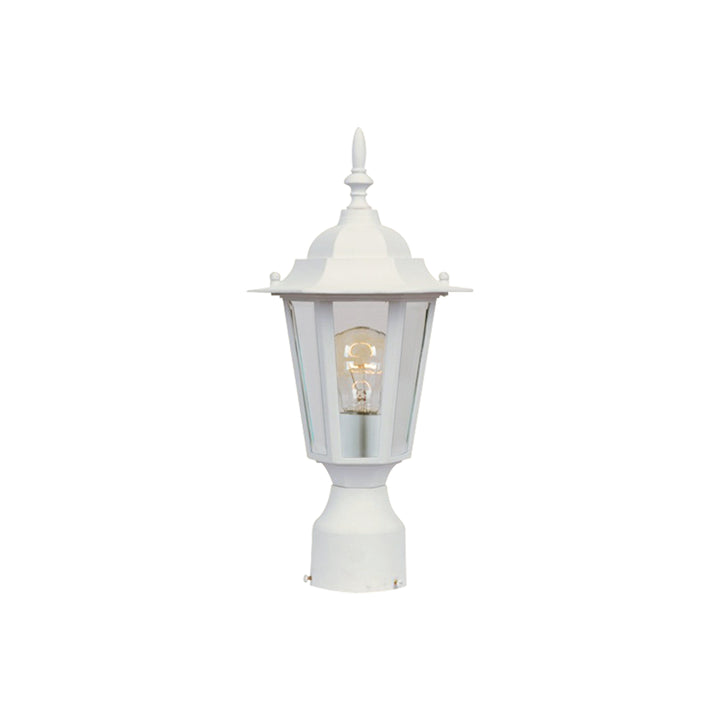 Builder Cast Outdoor Pole/Post Lantern White