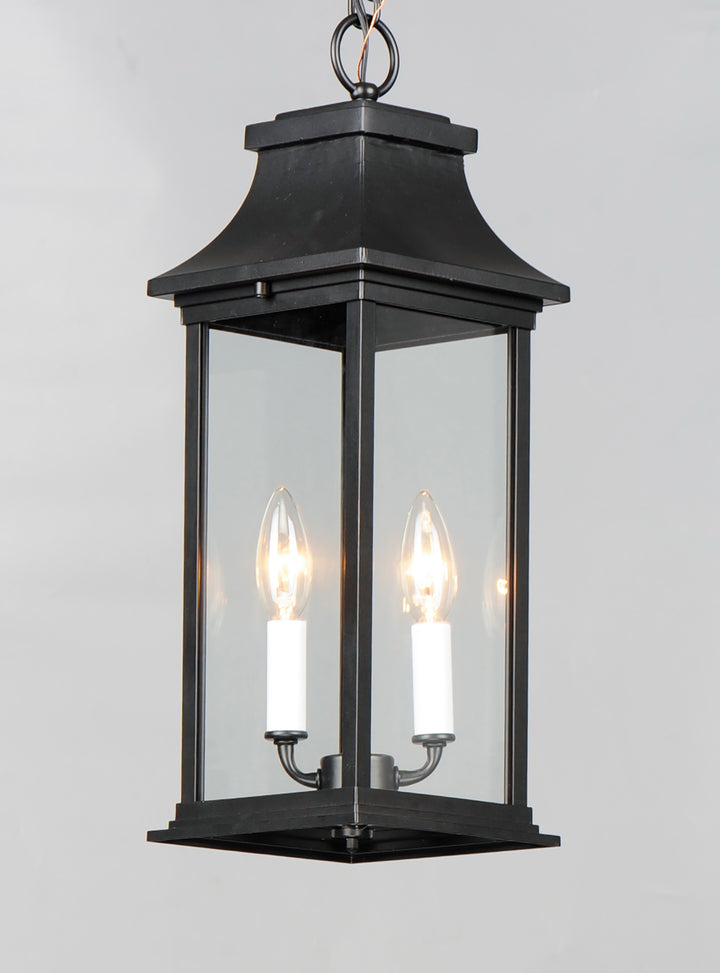 Vicksburg 2-Light Outdoor Hanging Lantern Black alternate view