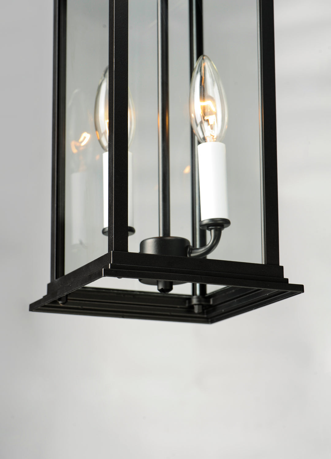 Vicksburg 2-Light Outdoor Hanging Lantern Black alternate view