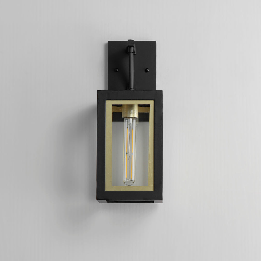 Neoclass Outdoor Sconce Black / Gold alternate view