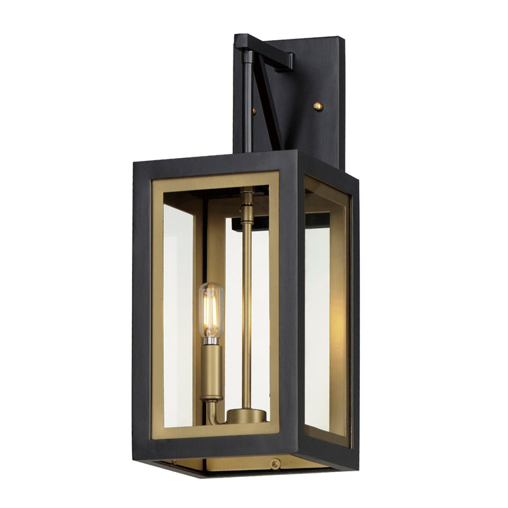 Neoclass Outdoor Sconce Black / Gold