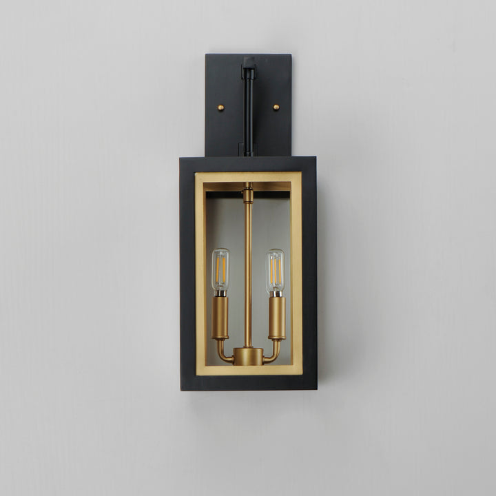 Neoclass Outdoor Sconce Black / Gold alternate view