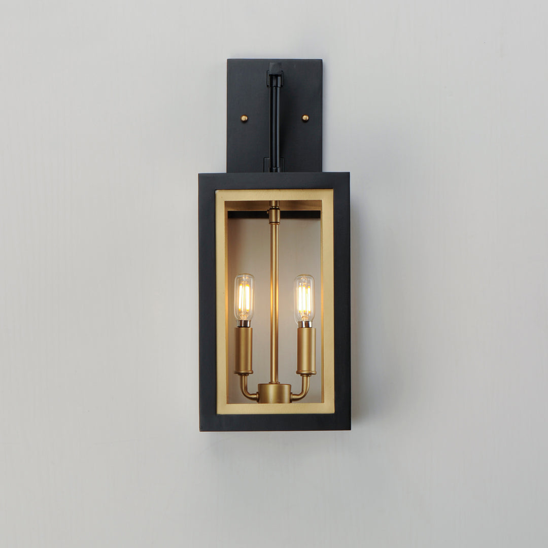 Neoclass Outdoor Sconce Black / Gold alternate view