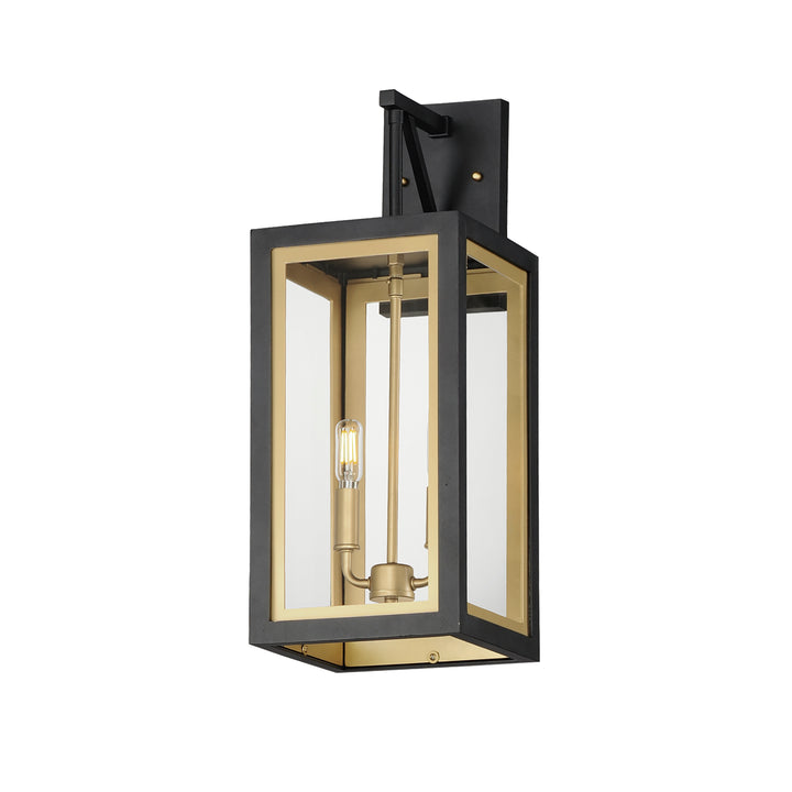 Neoclass Outdoor Sconce Black / Gold