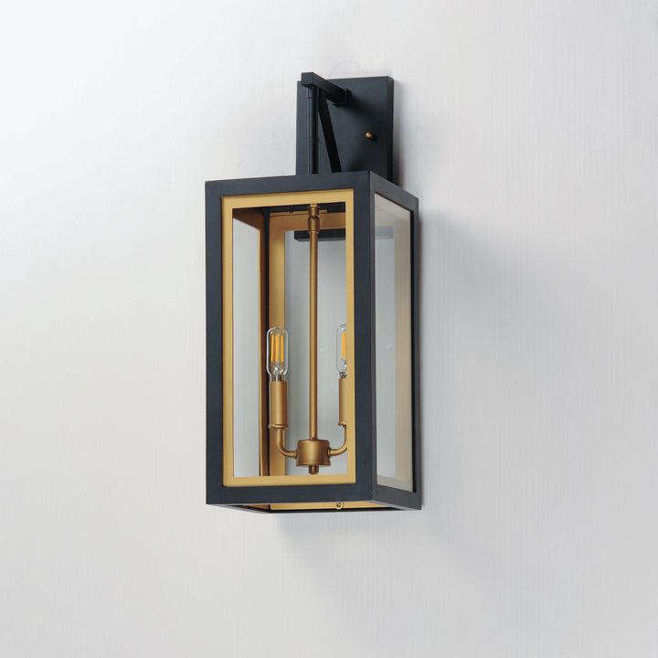 Neoclass Outdoor Sconce Black / Gold alternate view