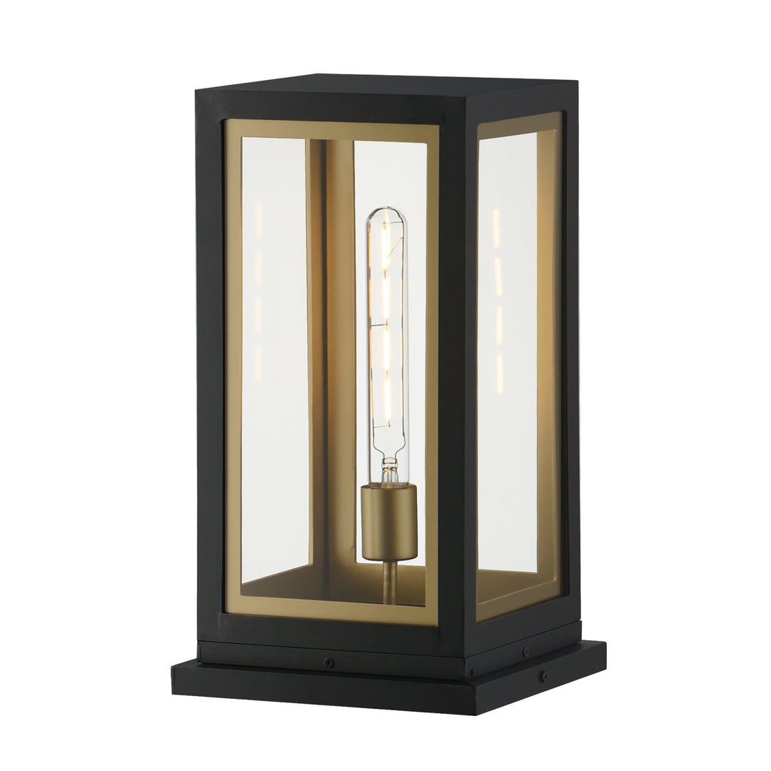 Neoclass 1-Light Deck Lantern Large Black / Gold