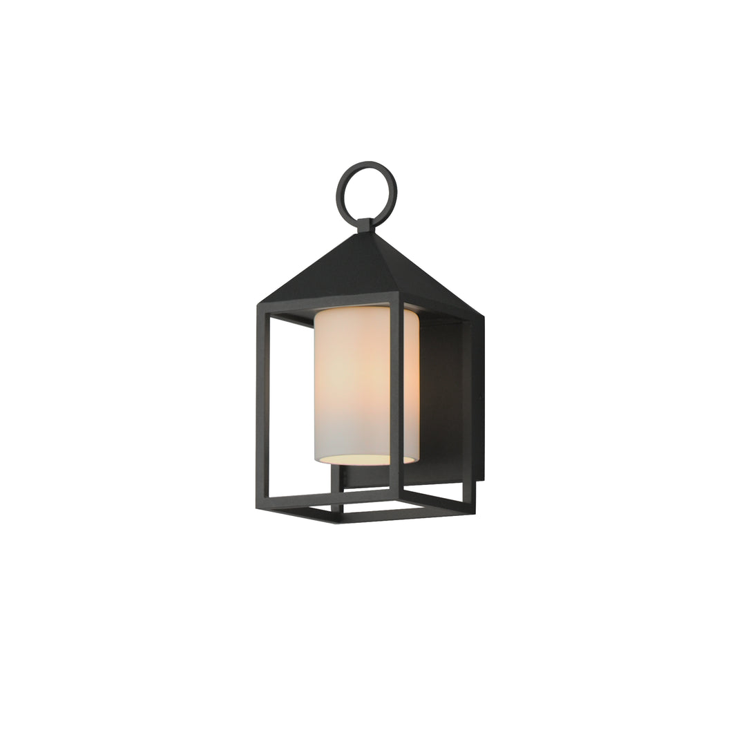 Aldous 1-Light Small Outdoor Sconce Black