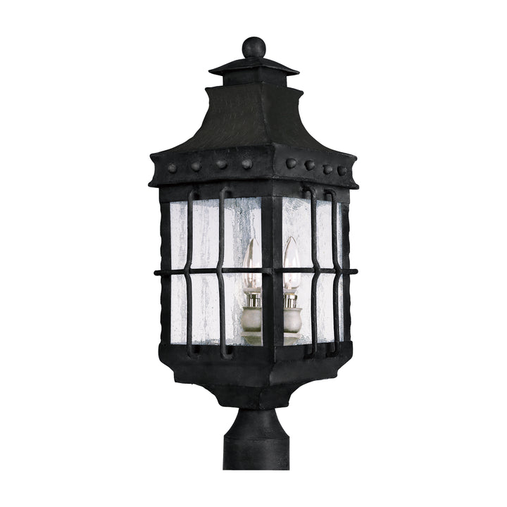 Nantucket 3-Light Outdoor Pole/Post Lantern Country Forge