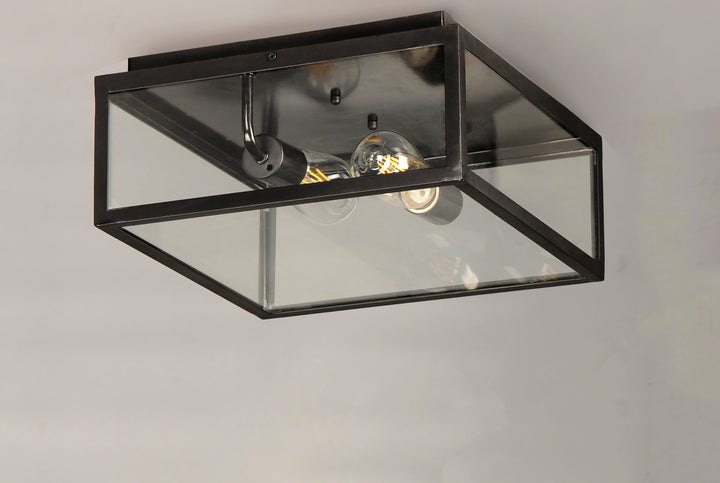 Catalina 2-Light Outdoor Ceiling Mount Dark Bronze alternate view