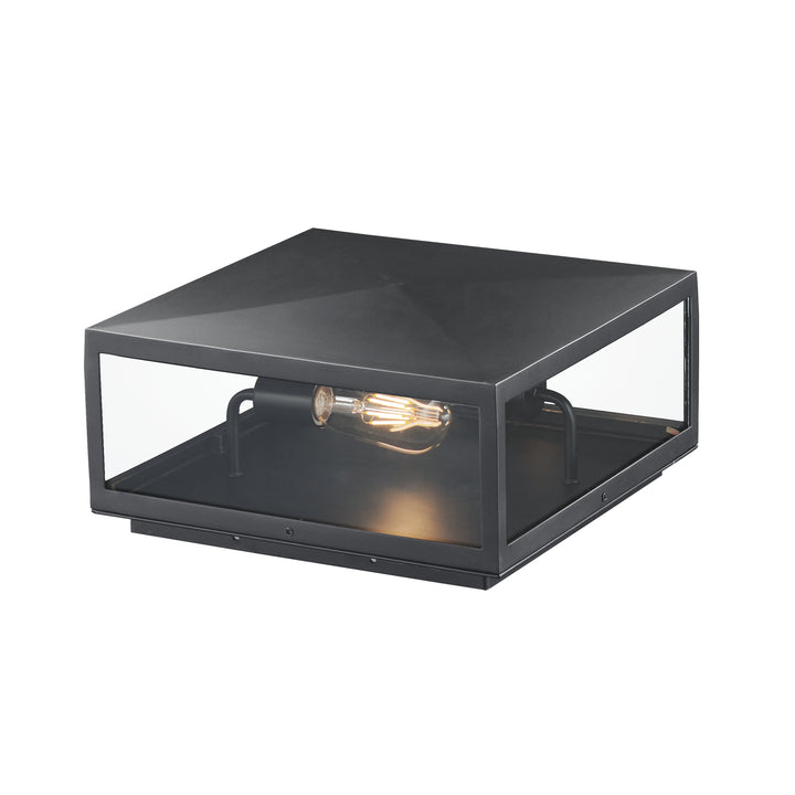 Catalina 2-Light Deck Lantern Dark Bronze