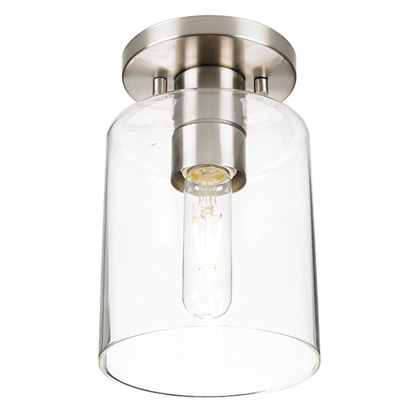 Holsten Flush Mount in Brushed Chrome by Russell