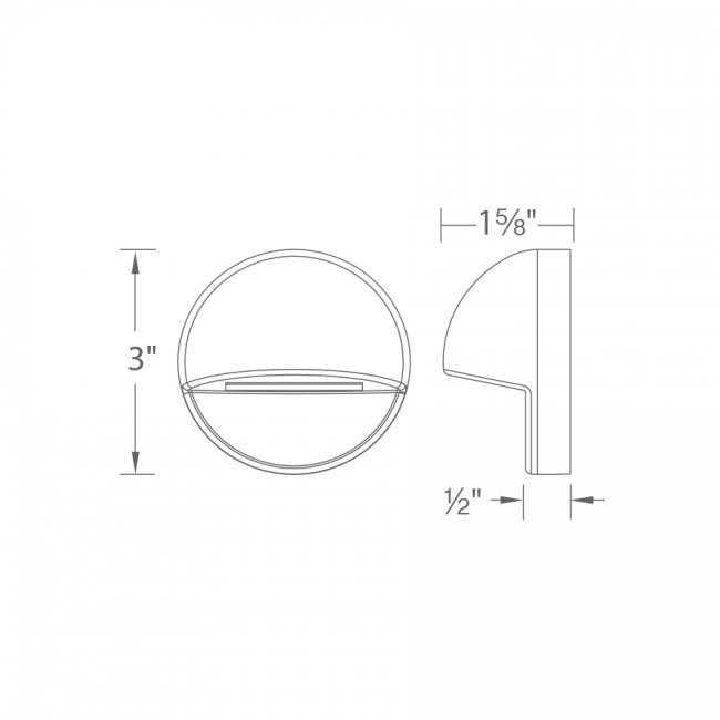 3011 Deck &amp; Patio Light - Circle