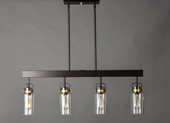 Magnolia 6-Light Linear Pendant by Maxim Lighting - view 5