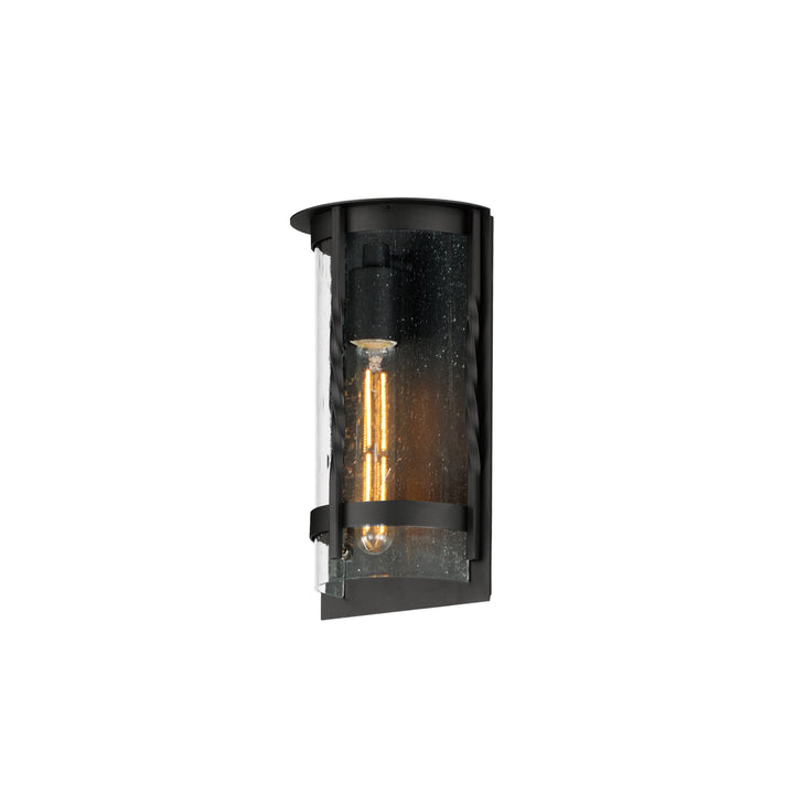 Foundry 1-Light Outdoor Wall Sconce Black