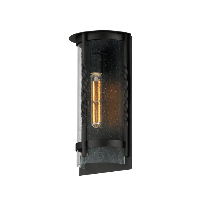 Foundry 1-Light Outdoor Wall Sconce Black